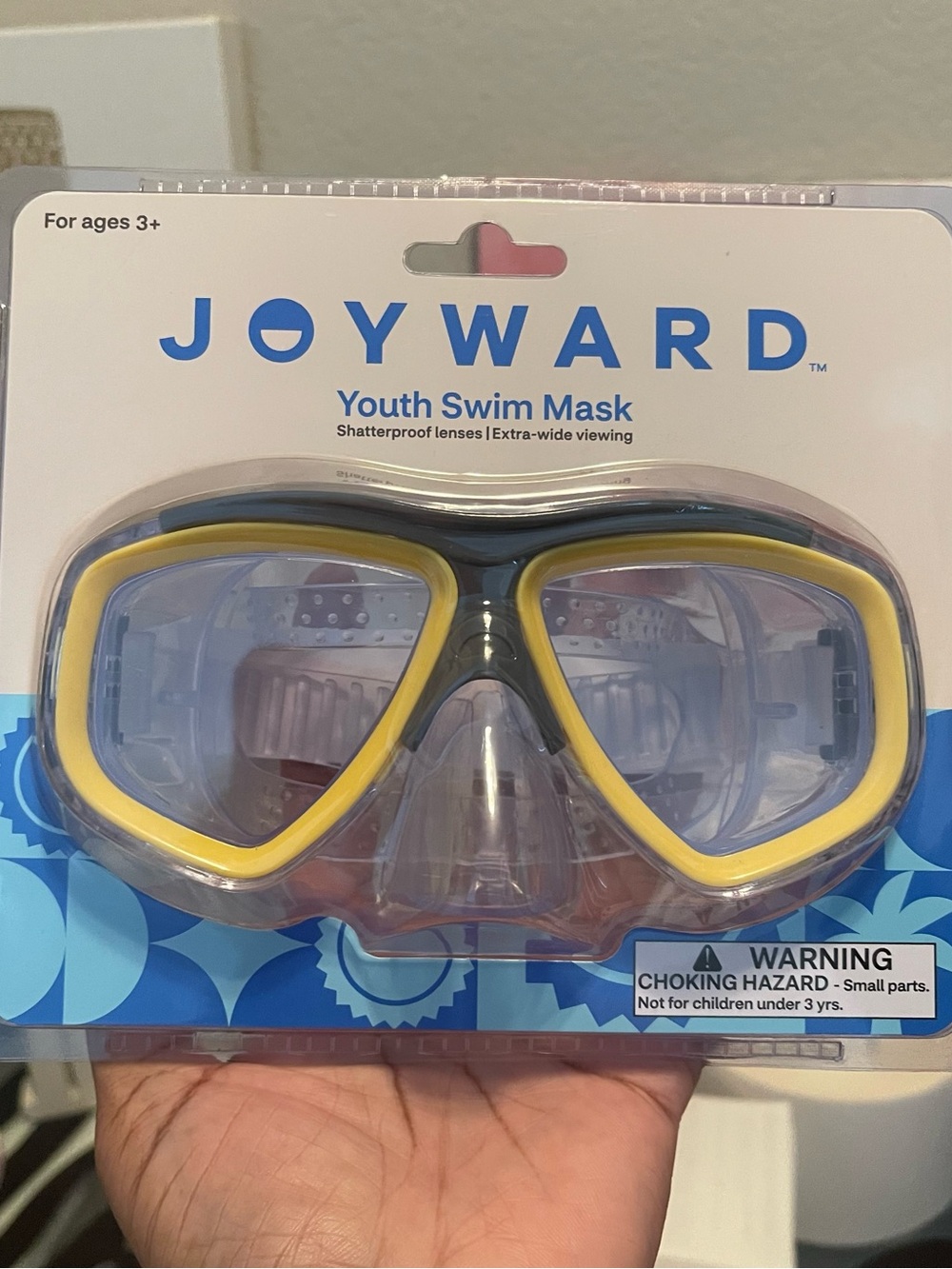 Joyward Youth Swim Mask in Yellow and Black NEW